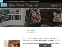 Tablet Screenshot of jamesdanielsdesign.com